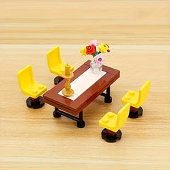 Stacking Blocks Dining Table Model Ornaments