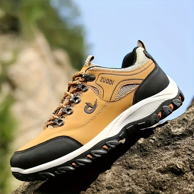 Men's Durable Hiking Boots Non Slip Lace Up Shoes
