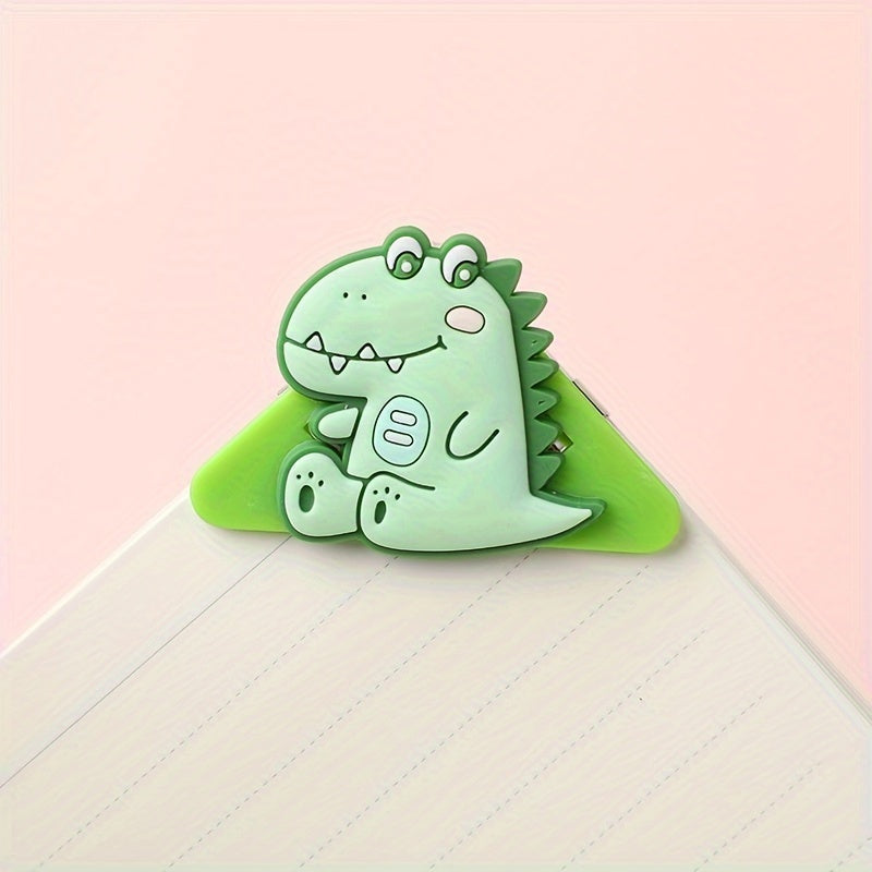 1pc Cartoon Triangle Clip Test Paper Storage Documents Corner Clip Stationery