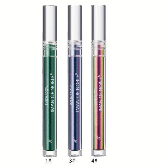 3pcs Chameleon Eyeshadow Stick Polarized Metallic Texture Liquid