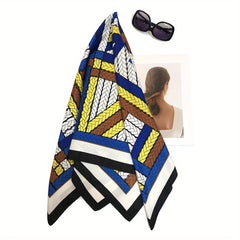 Polyester Bohemian Twill Square Scarf Bandana