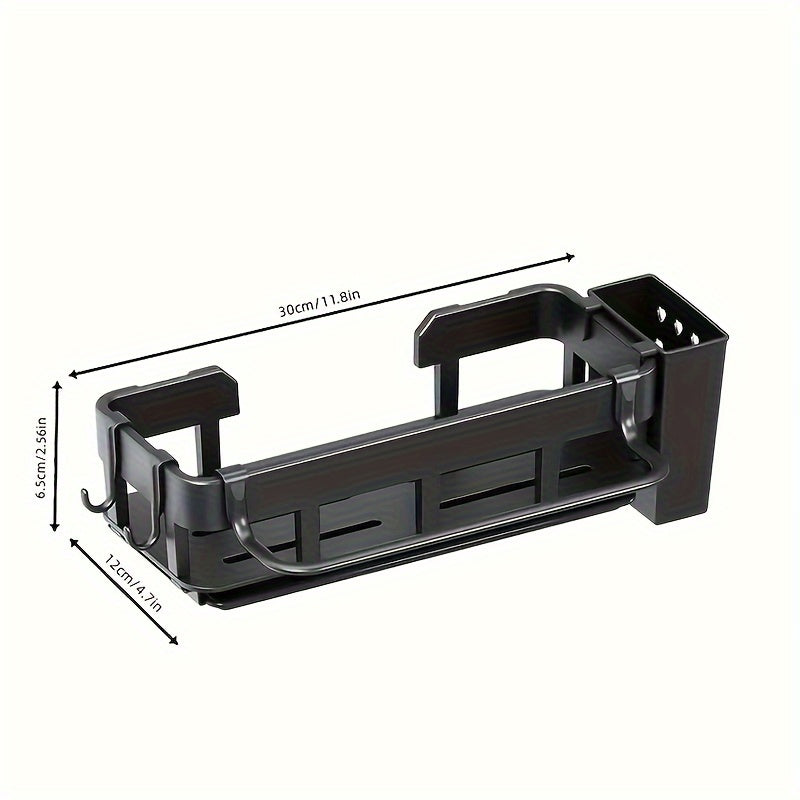 Stainless Steel Kitchen Cleaning Supplies Storage Rack