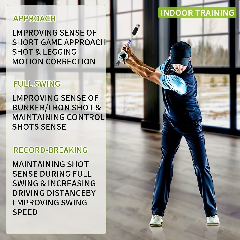 1 Pc Golf Swing Stick Training Aid with Sound Effect - Indoor