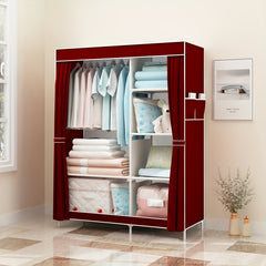 Large Clothes Storage Closet With Side Pockets