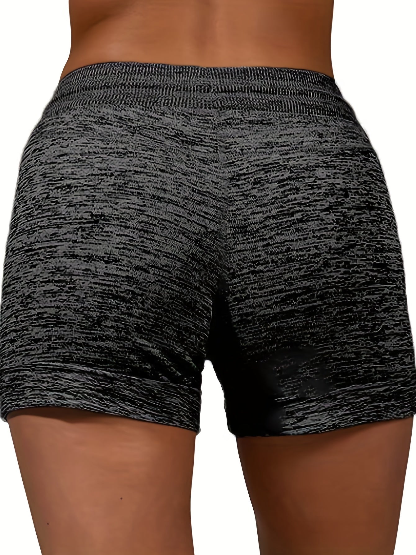 Letter Print Drawstring Shorts for Spring & Summer Women