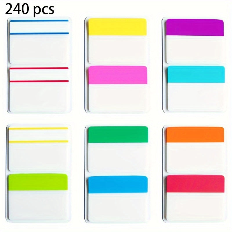 960 Pcs 5.08 Cm Sticky IDex Tabs Page Markers - 12 Colors