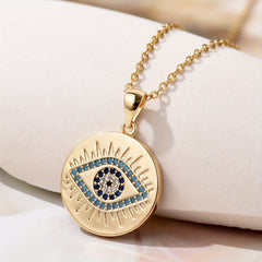 Sparkle Zircon Pendant Necklace Men Women Decoration Festivals