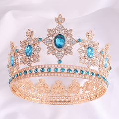 Crystal Tiara Crown Rhinestones Princess Crown Prom Party Tiara