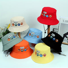Cartoon Print Breathable Bucket Hat For Kids Outdoors