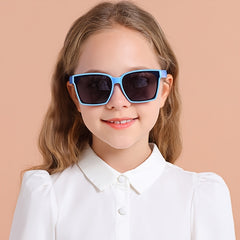Girls Vintage Polarized Sunglasses for Outdoor Eye Protection