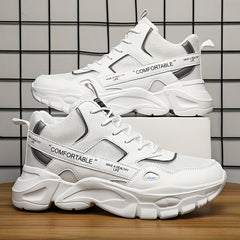 Men's Chunky Sneakers Elevator Shoes Breathable Wear-resistant
