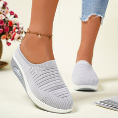 Mesh Breathable Non slip Air Cushion Slip On Shoes Lightweight Comfortable