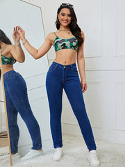 High Rise High Waist Skinny Jeans Women's Denim