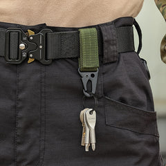 Outdoor Mountaineering Buckle w/ Nylon Strap Keychain