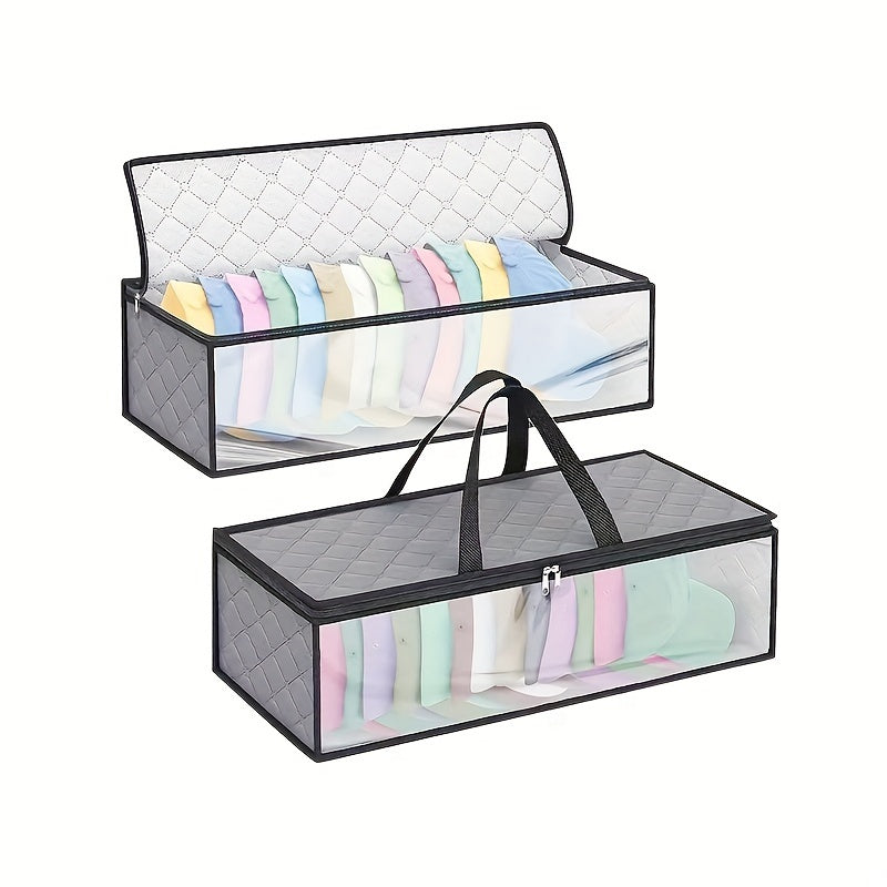 Cap Storage Bag with Handles Large Capacity Hat Holder Space Saving