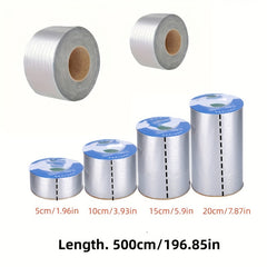 Waterproof Aluminum Foil Tape 4.98m Heat Resistant for Repairs