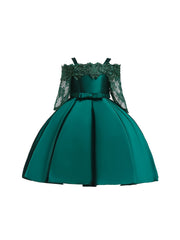 Off Shoulder Embroidery Princess Dress Ball Gown