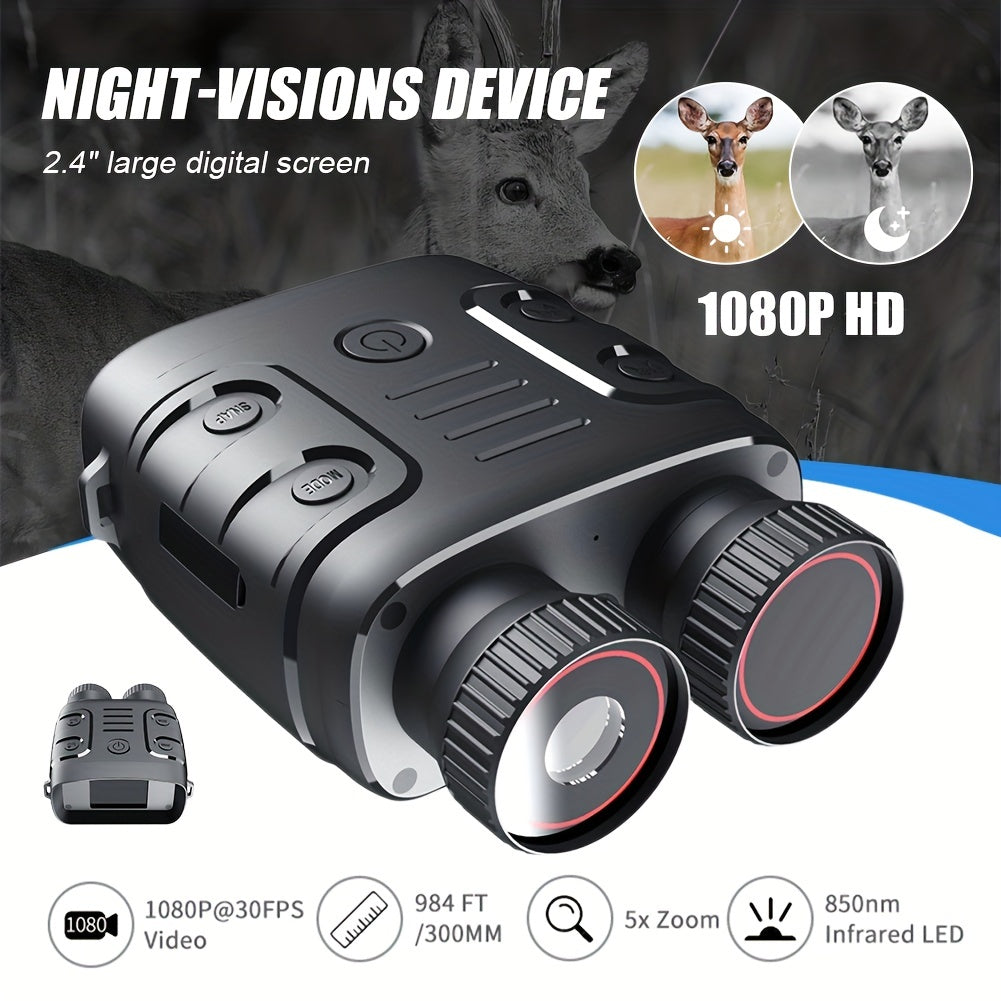 R18 HD Night Vision Goggles 5X Zoom 1080P Dual-Use Outdoor Camping