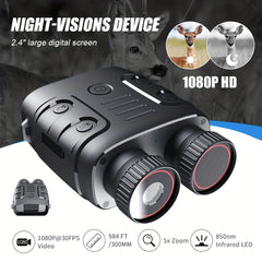 R18 HD Night Vision Goggles 5X Zoom 1080P Dual-Use Outdoor Camping
