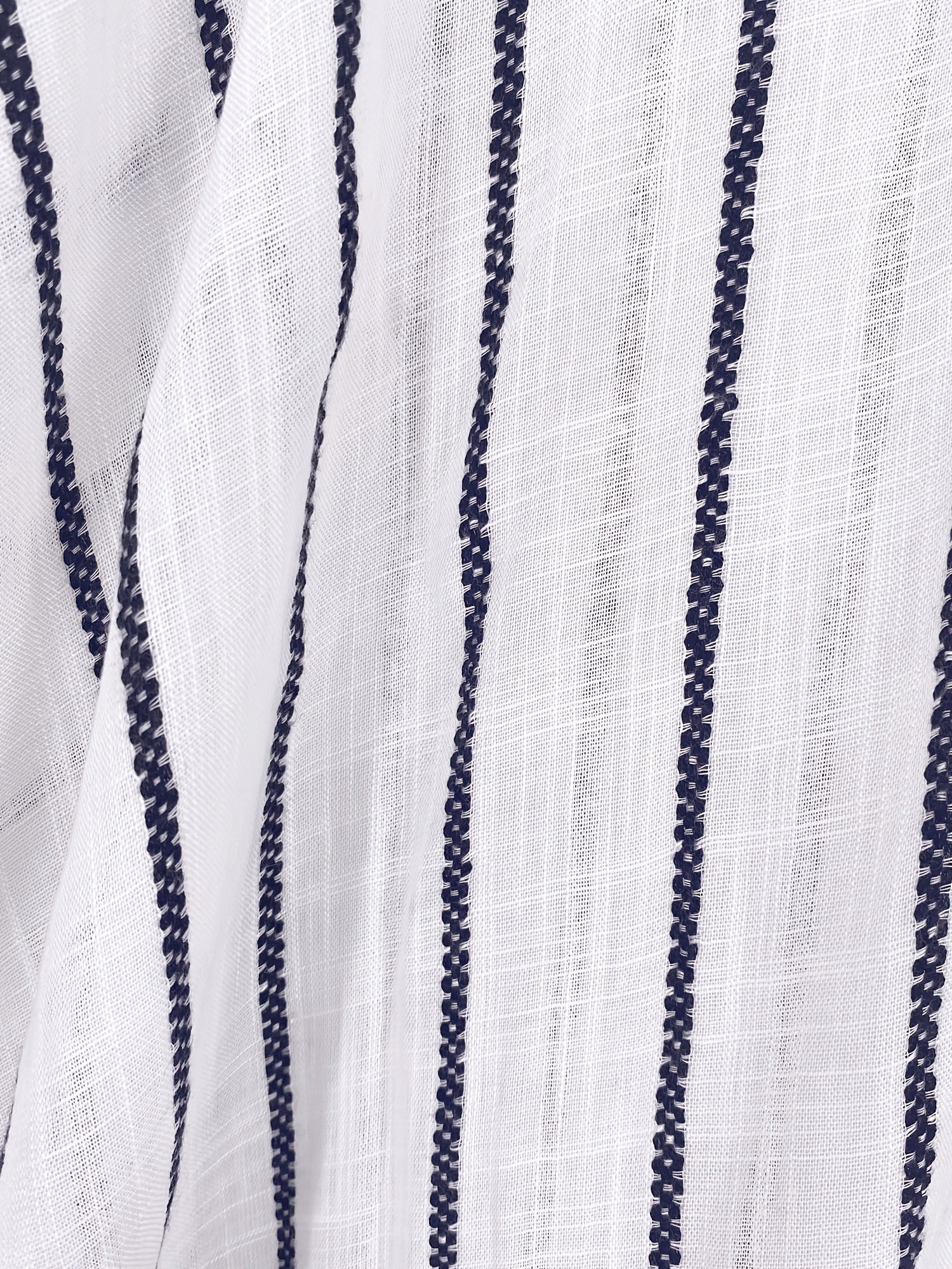 Striped Sheer Blouse Kimono V Neck Cover Up Short Sleeve Beachwear