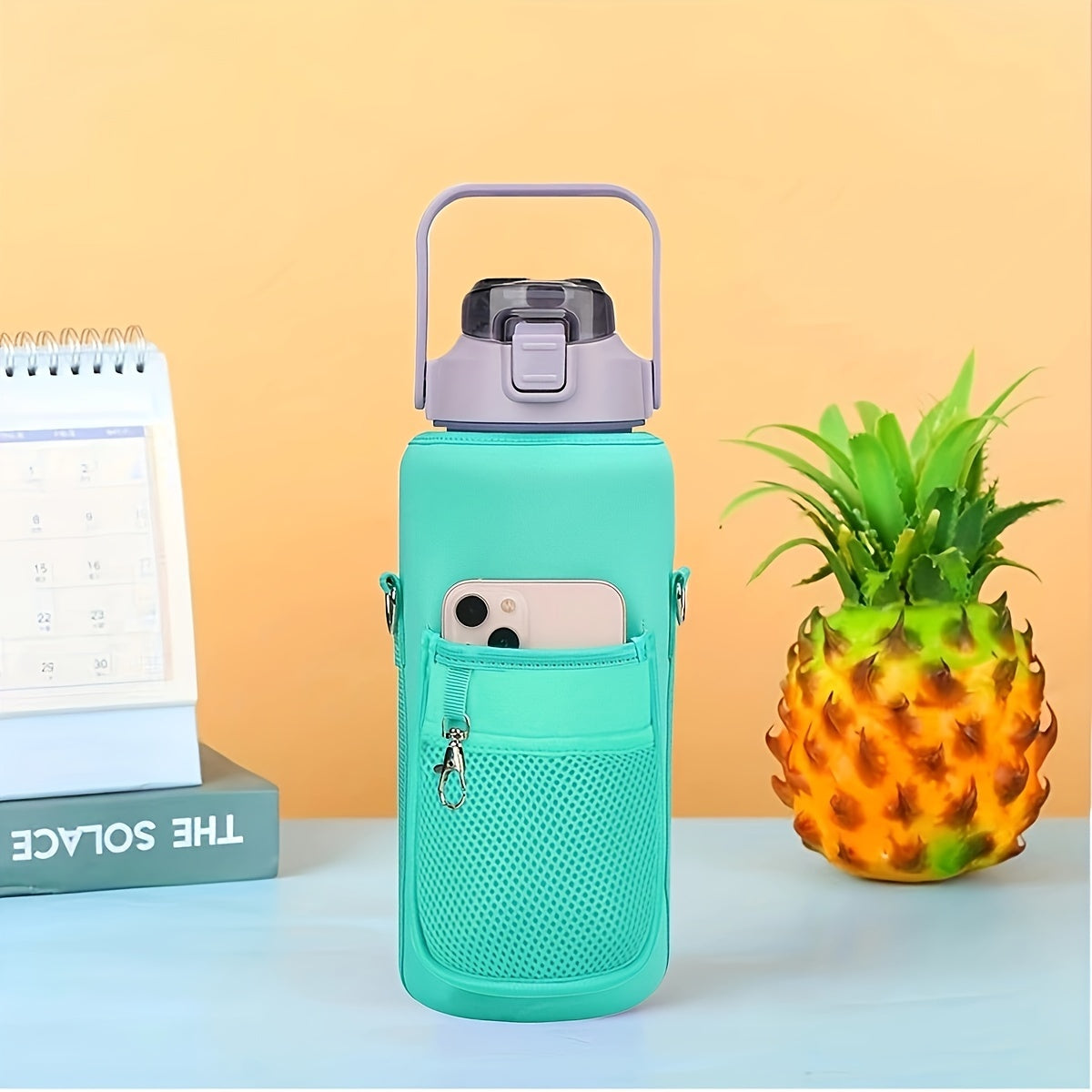 Water Bottle Holder w/ Shoulder Strap for 2000ml 64oz Bottle