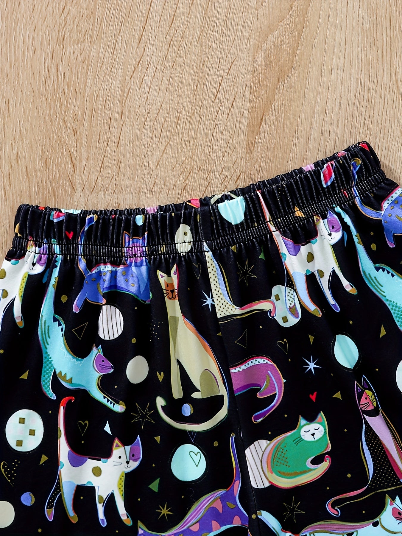 4pc Toddler Girls Animal & Heart Graphic Elastic Waist Sports Shorts