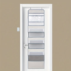 Over The Door Organizer with Door Rack and Large Windows