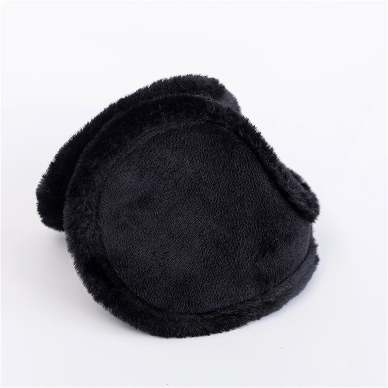 Men's Plush Backwear Earmuffs Cold-proof