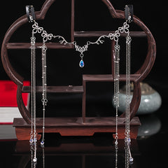 Crystal Bridal Head Chain Tiara Hair Jewelry Rhinestone Headband