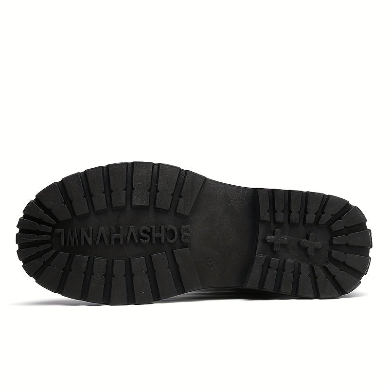 Men's Combat Boots Lace up Walking Shoes