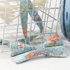 Colorful Flower Printed Bow Tie for Boys and Children