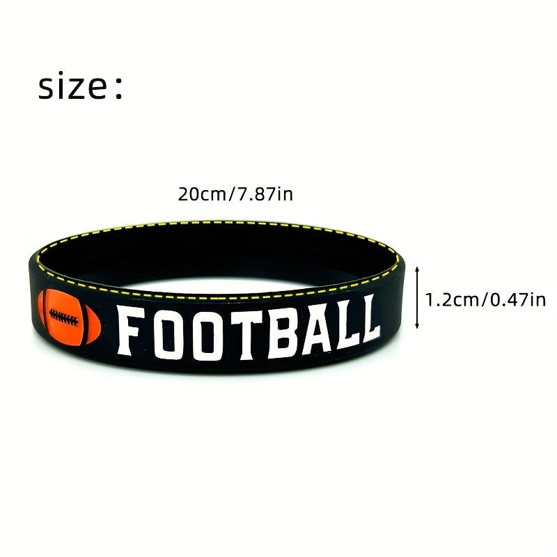 Rugby Football Believe You Can Silicone Wristband