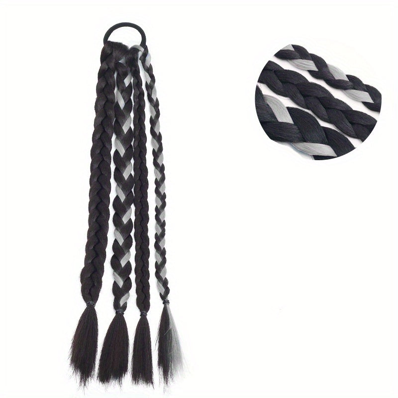 Sweet Wig Braid Double Ponytail Dreadlock Hair Tie