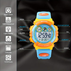 Kids Digital Sports Watch Led Waterproof Wristwatch