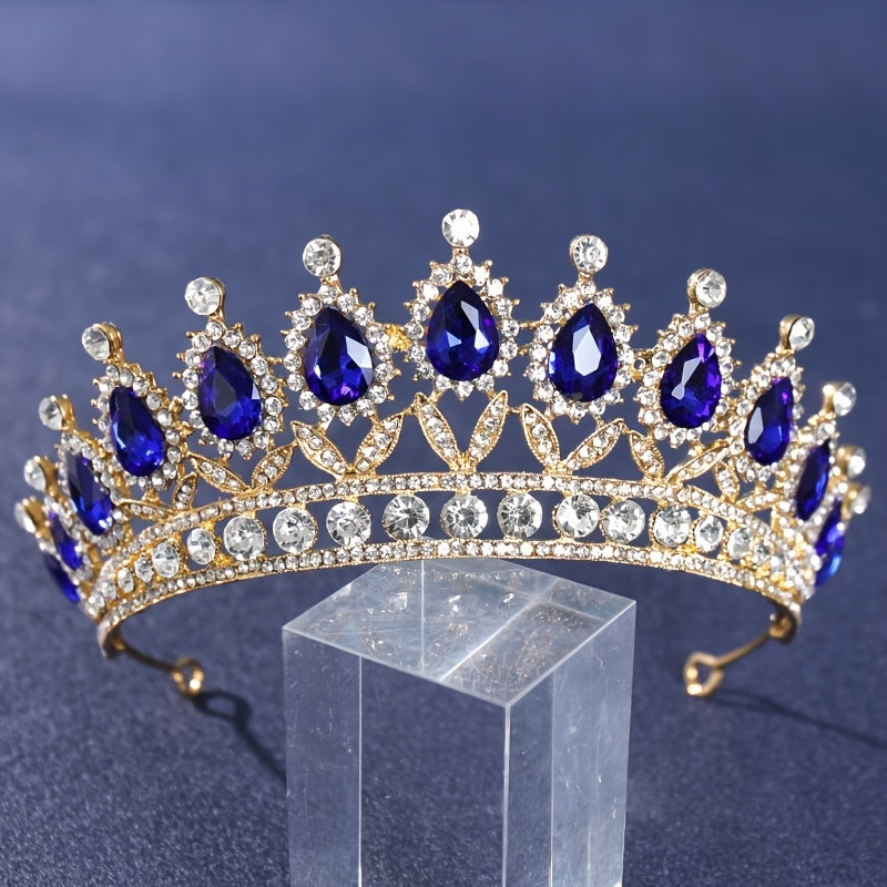 Crystal Rhinestone Crown Hairband Bridal Wedding Party Favor Decor