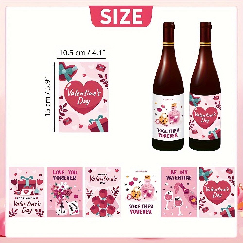 12pcs 24pcs Party Bottle Stickers Decorative Adhesive Labels