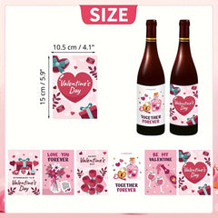 12pcs 24pcs Party Bottle Stickers Decorative Adhesive Labels