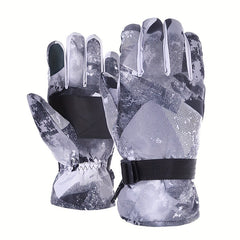 Winter Windproof Skiing Gloves Waterproof Warm Gloves