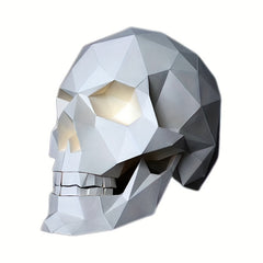 3D Skeleton Head Paper Model Medical Office Decoration
