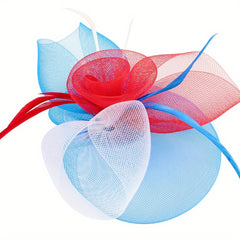 Mesh Faux Feather Ladies Party Headwear