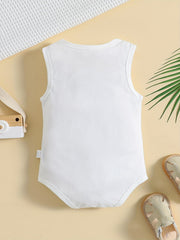 Newborn Cotton Baby Jumpsuit Sleeveless