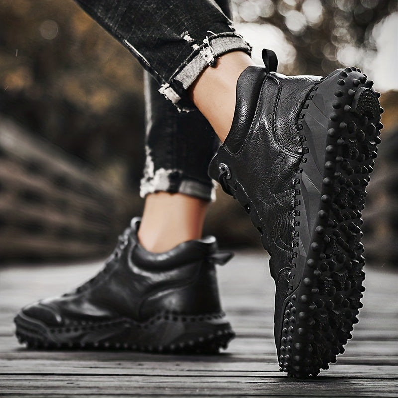 Men's Ankle Top Boots Wear Resistant Non Slip Outdoor Shoes