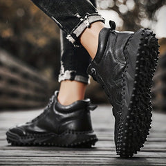 Men's Ankle Top Boots Wear Resistant Non Slip Outdoor Shoes