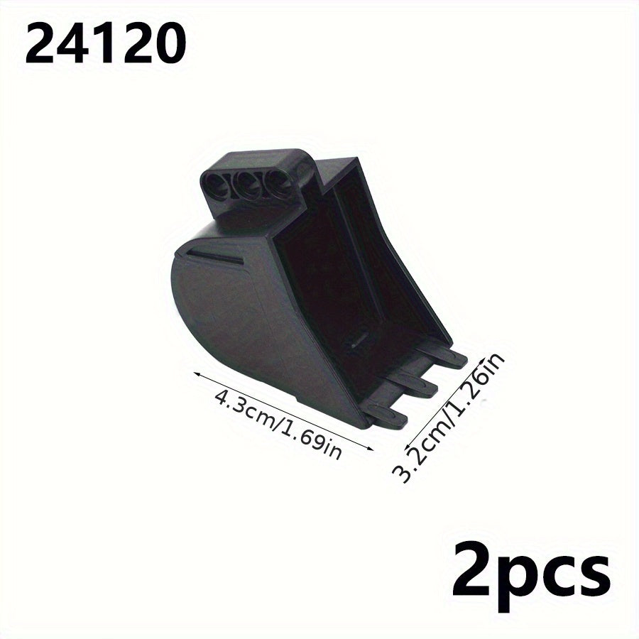 2pcs Excavator Bucket Bricks Toys Compatible with 15265 2951 2950 24120 47508