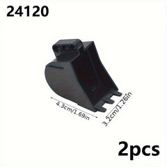 2pcs Excavator Bucket Bricks Toys Compatible with 15265 2951 2950 24120 47508