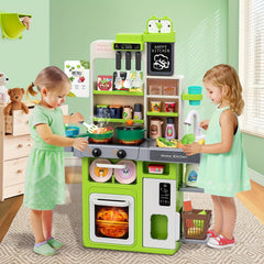 Kids Play Kitchen Set with Sound & Light - Cooking Stove and Sink
