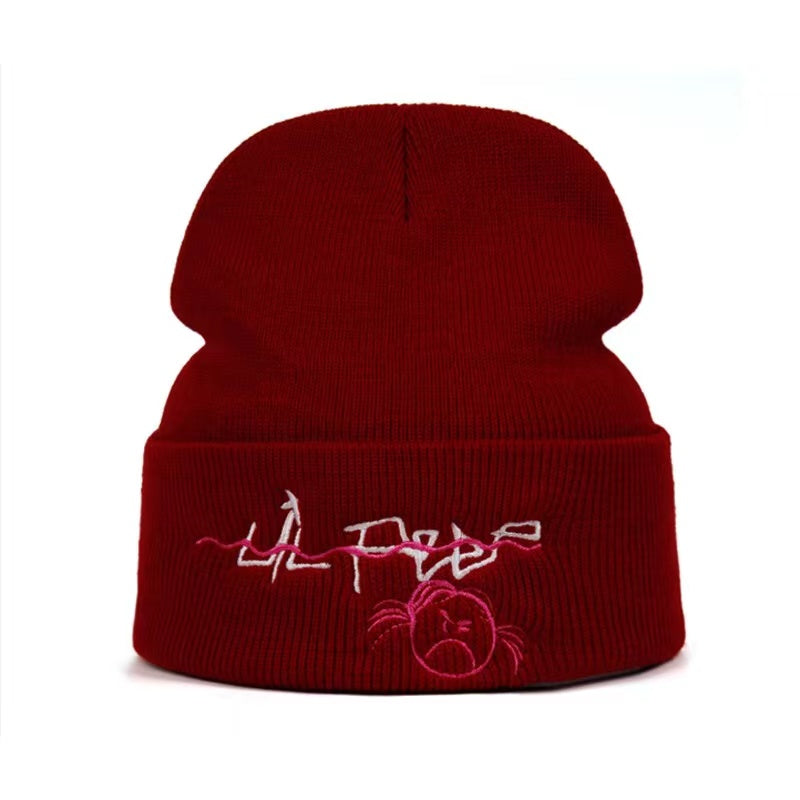 Lil Peep Embroidered Knit Hat for Men and Women