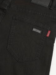 Men's Slim Fit Straight Leg Jeans Casual Street Style Medium Stretch Denim Pants