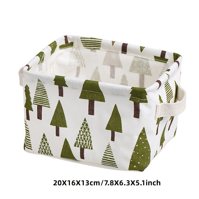 Foldable Desktop Storage Box Stationery Cosmetics Storage