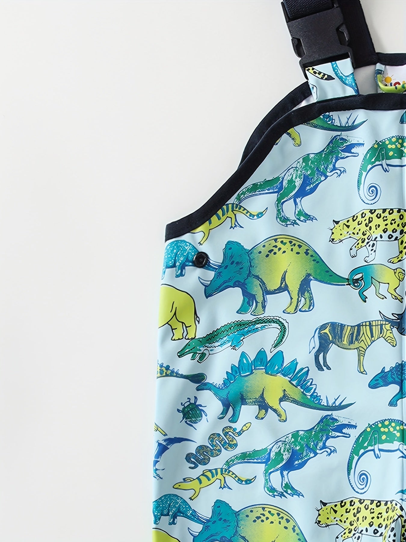 Kids Dinosaur Print Bib Pants Jumpsuit